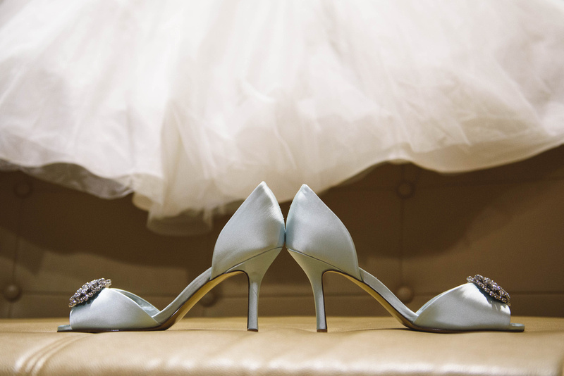 Ambers wedding shoes side view