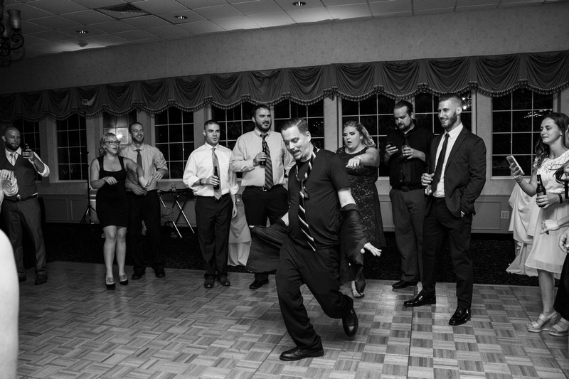 Friends dancing