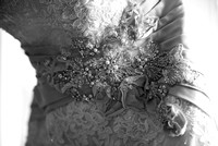 Wedding dress detail