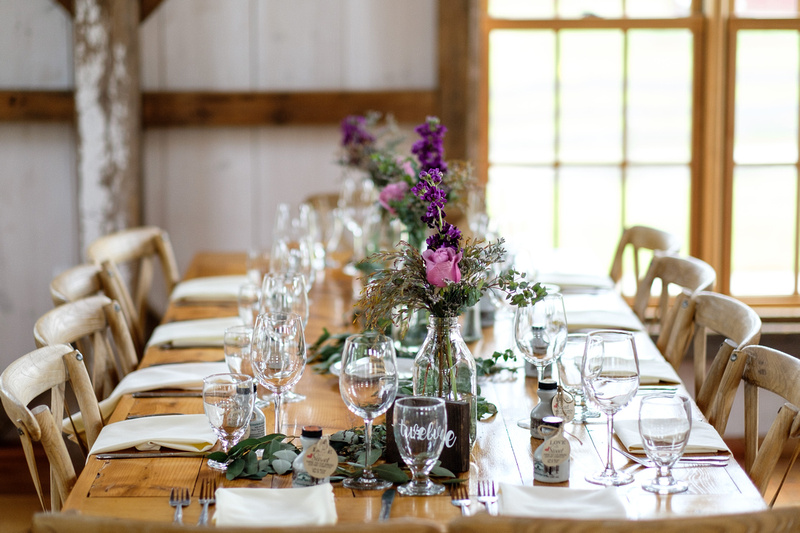 Table setup head