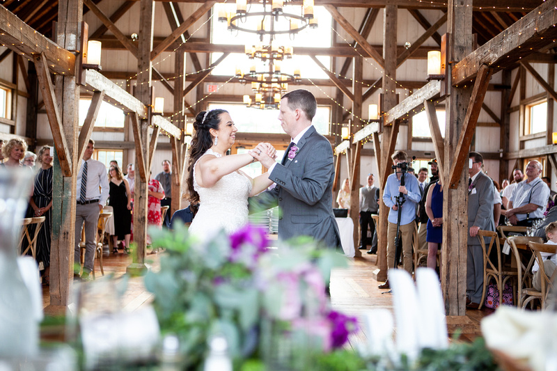 First dance through flowers